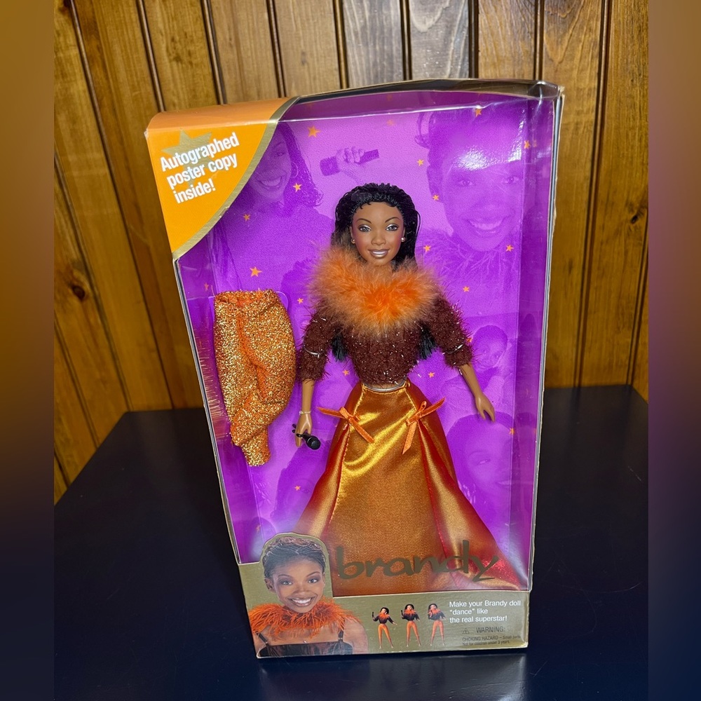 Barbie Mattel Brandy Doll 24502 Moesha Singer 1999 Signed Poster Accessories